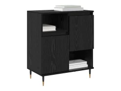 Vitrina Roble negro 60 x 35 x 70 cm Madera contrachapada