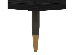 Vitrina Roble negro 60 x 35 x 70 cm Madera contrachapada