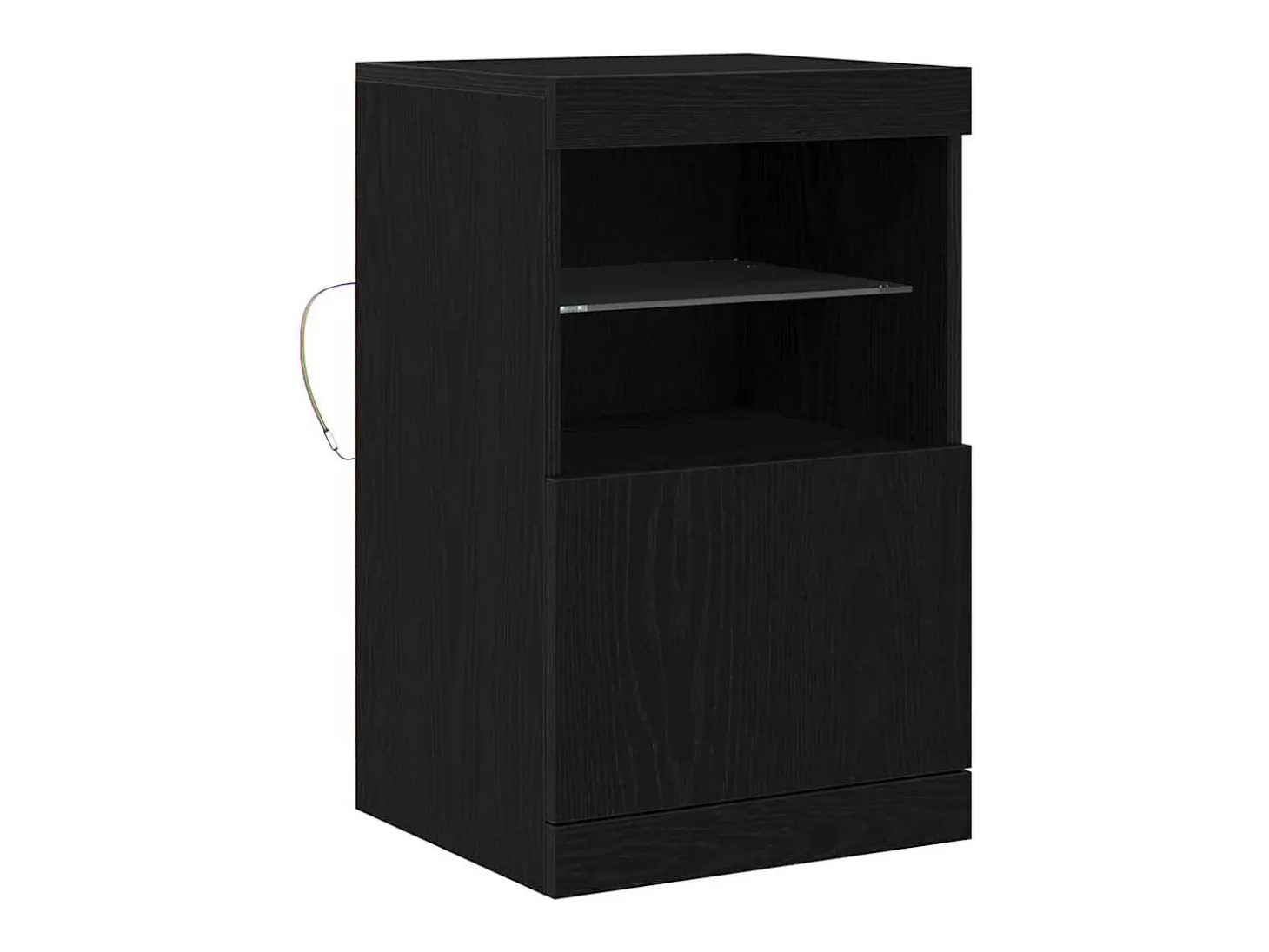 Vitrina Roble negro 41 x 37 x 67 cm Madera contrachapada