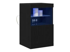 Vitrina Roble negro 41 x 37 x 67 cm Madera contrachapada