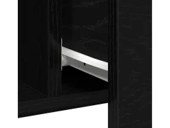 Vitrina Roble negro 100 x 36 x 60 cm Madera contrachapada