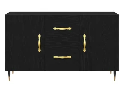 Vitrina Roble negro 100 x 36 x 60 cm Madera contrachapada