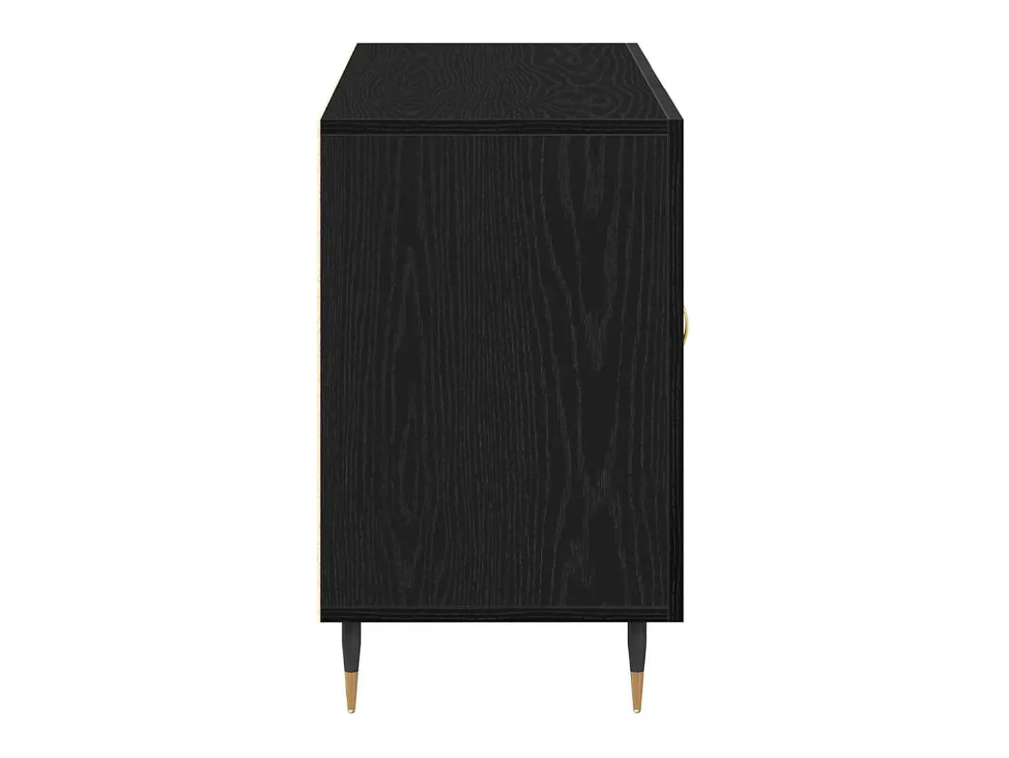 Vitrina Roble negro 100 x 36 x 60 cm Madera contrachapada