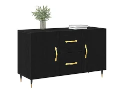 Vitrina Roble negro 100 x 36 x 60 cm Madera contrachapada