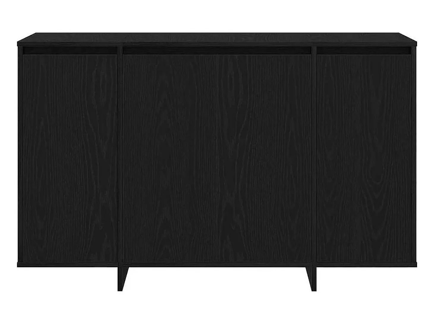 Vitrina Roble negro 120 x 41 x 75 cm Madera contrachapada