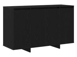 Vitrina Roble negro 120 x 41 x 75 cm Madera contrachapada