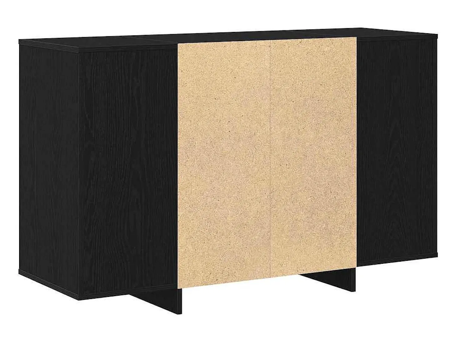 Vitrina Roble negro 120 x 41 x 75 cm Madera contrachapada