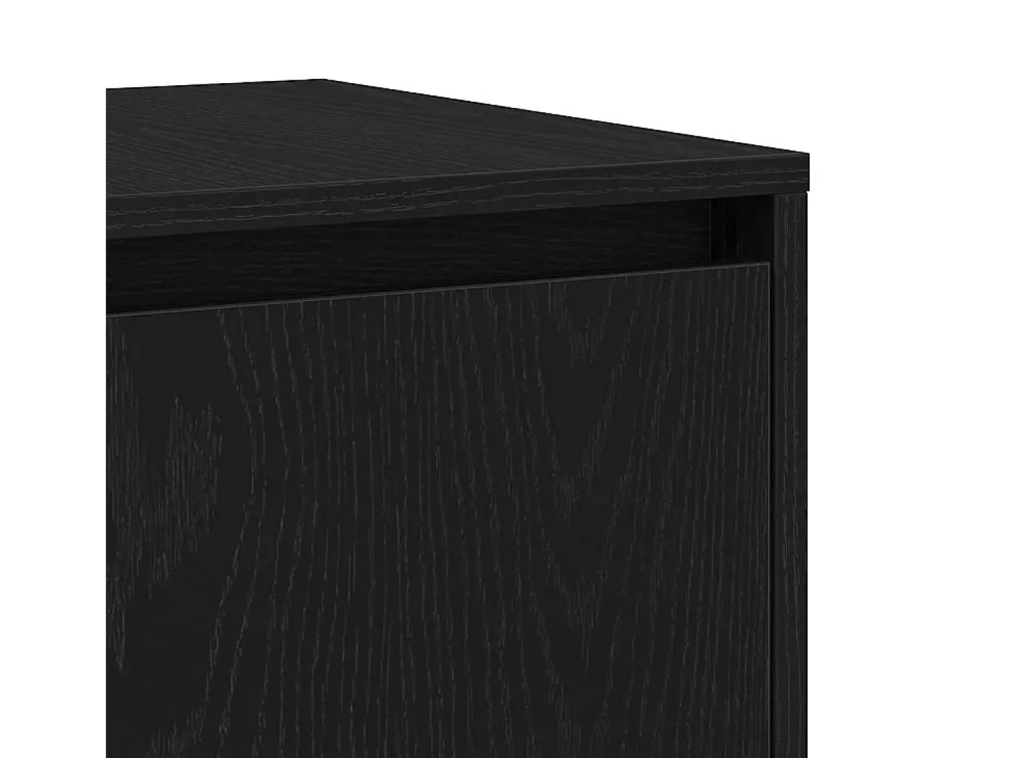 Vitrina Roble negro 120 x 41 x 75 cm Madera contrachapada