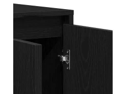 Vitrina Roble negro 120 x 41 x 75 cm Madera contrachapada