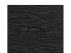 Vitrina Roble negro 34 x 34.5 x 90 cm Madera contrachapada