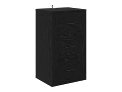 Vitrina Roble negro 40 x 33 x 70 cm Madera contrachapada