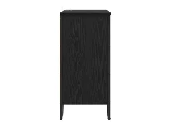 Vitrina Roble negro 78 x 35.5 x 74.5 cm Madera contrachapada