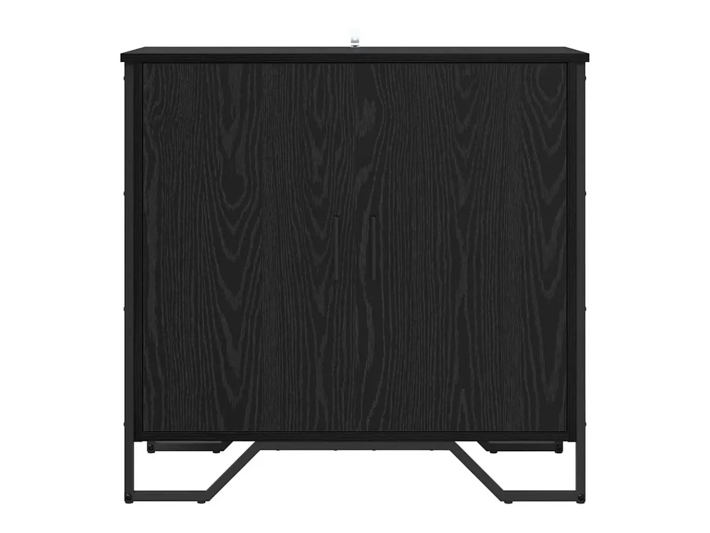 Vitrina Roble negro 78 x 35.5 x 74.5 cm Madera contrachapada