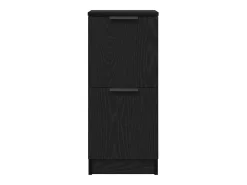 Vitrina Roble negro 30 x 30 x 70 cm Madera contrachapada