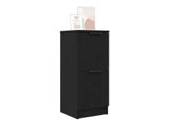 Vitrina Roble negro 30 x 30 x 70 cm Madera contrachapada