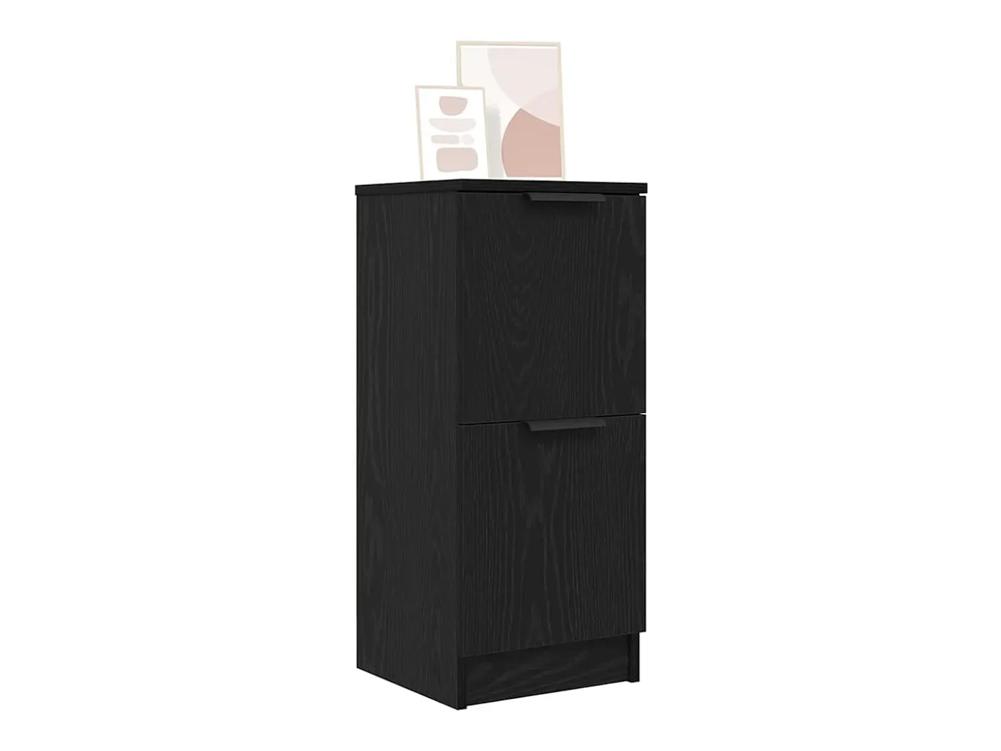 Vitrina Roble negro 30 x 30 x 70 cm Madera contrachapada
