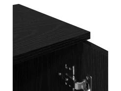 Vitrina Roble negro 30 x 30 x 70 cm Madera contrachapada