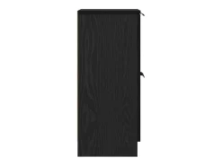 Vitrina Roble negro 30 x 30 x 70 cm Madera contrachapada