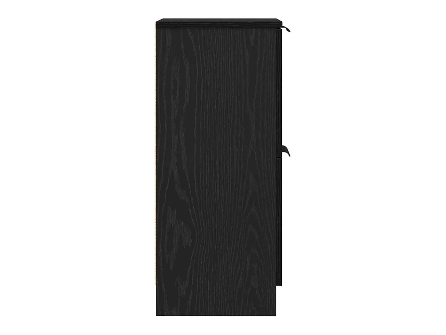 Vitrina Roble negro 30 x 30 x 70 cm Madera contrachapada