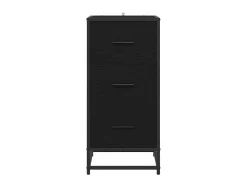 Vitrina Roble negro 35.5 x 35 x 76 cm Madera contrachapada
