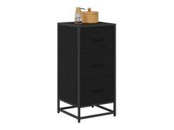 Vitrina Roble negro 35.5 x 35 x 76 cm Madera contrachapada
