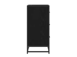 Vitrina Roble negro 35.5 x 35 x 76 cm Madera contrachapada