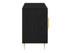 Vitrina Roble negro 100 x 36 x 60 cm Madera contrachapada