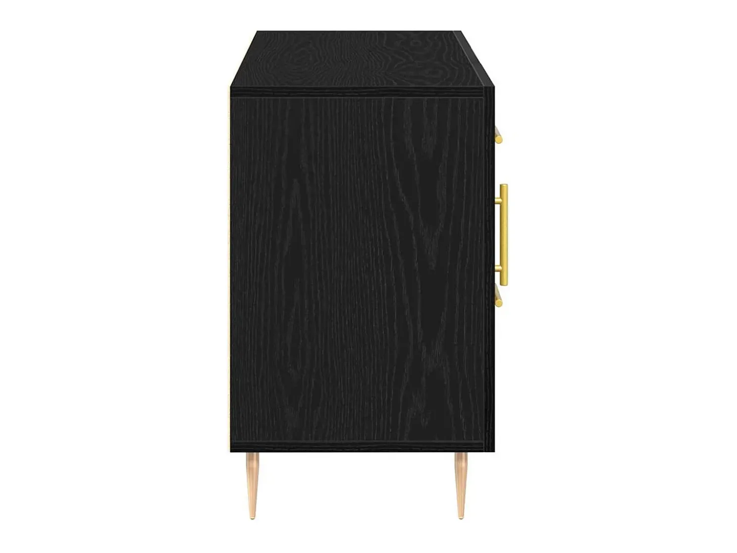Vitrina Roble negro 100 x 36 x 60 cm Madera contrachapada