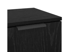 Vitrina Roble negro 30 x 30 x 70 cm Madera contrachapada