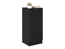 Vitrina Roble negro 30 x 30 x 70 cm Madera contrachapada