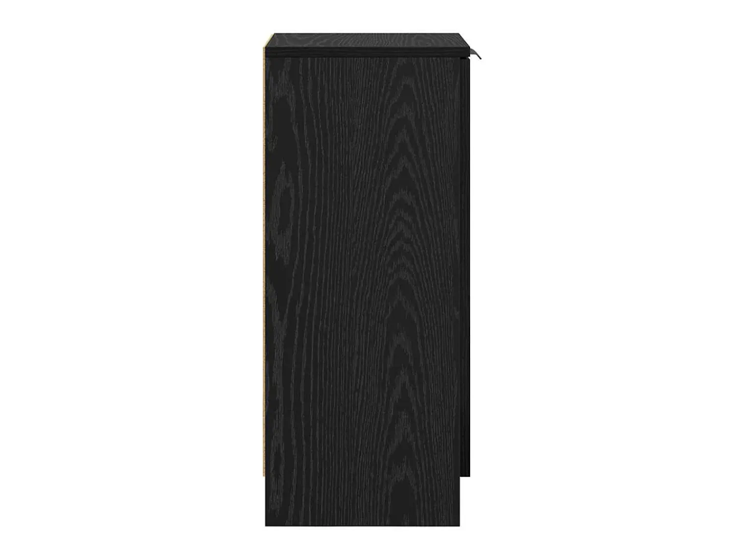 Vitrina Roble negro 30 x 30 x 70 cm Madera contrachapada