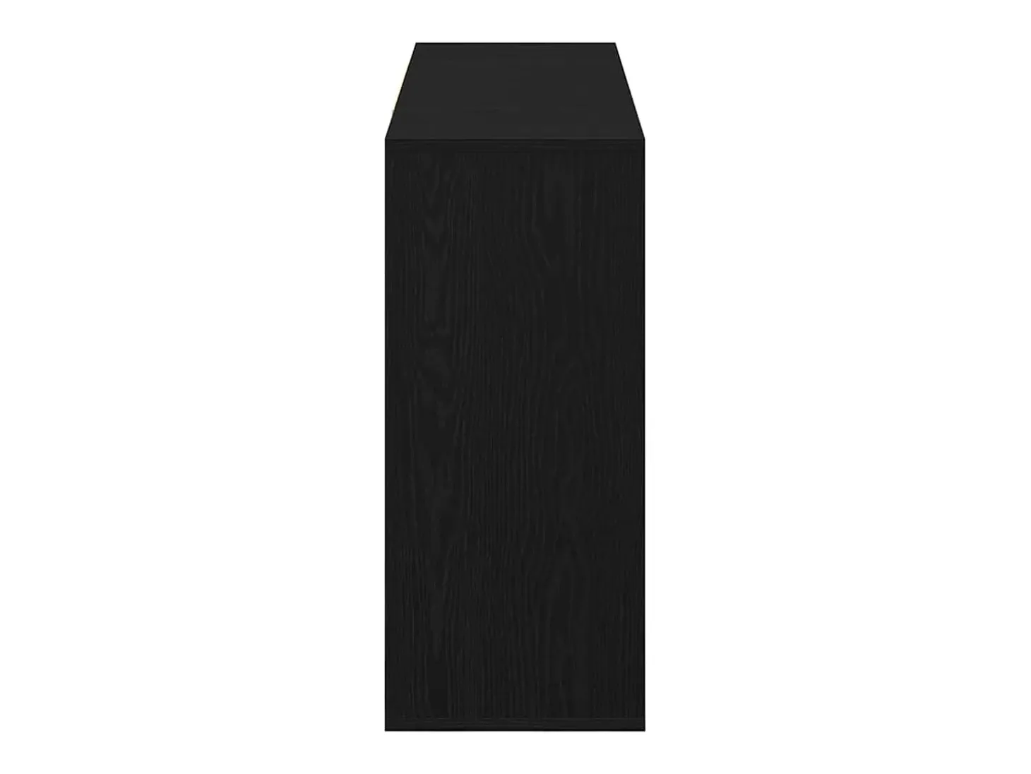 Vitrina Roble negro 120 x 30 x 75 cm Madera contrachapada