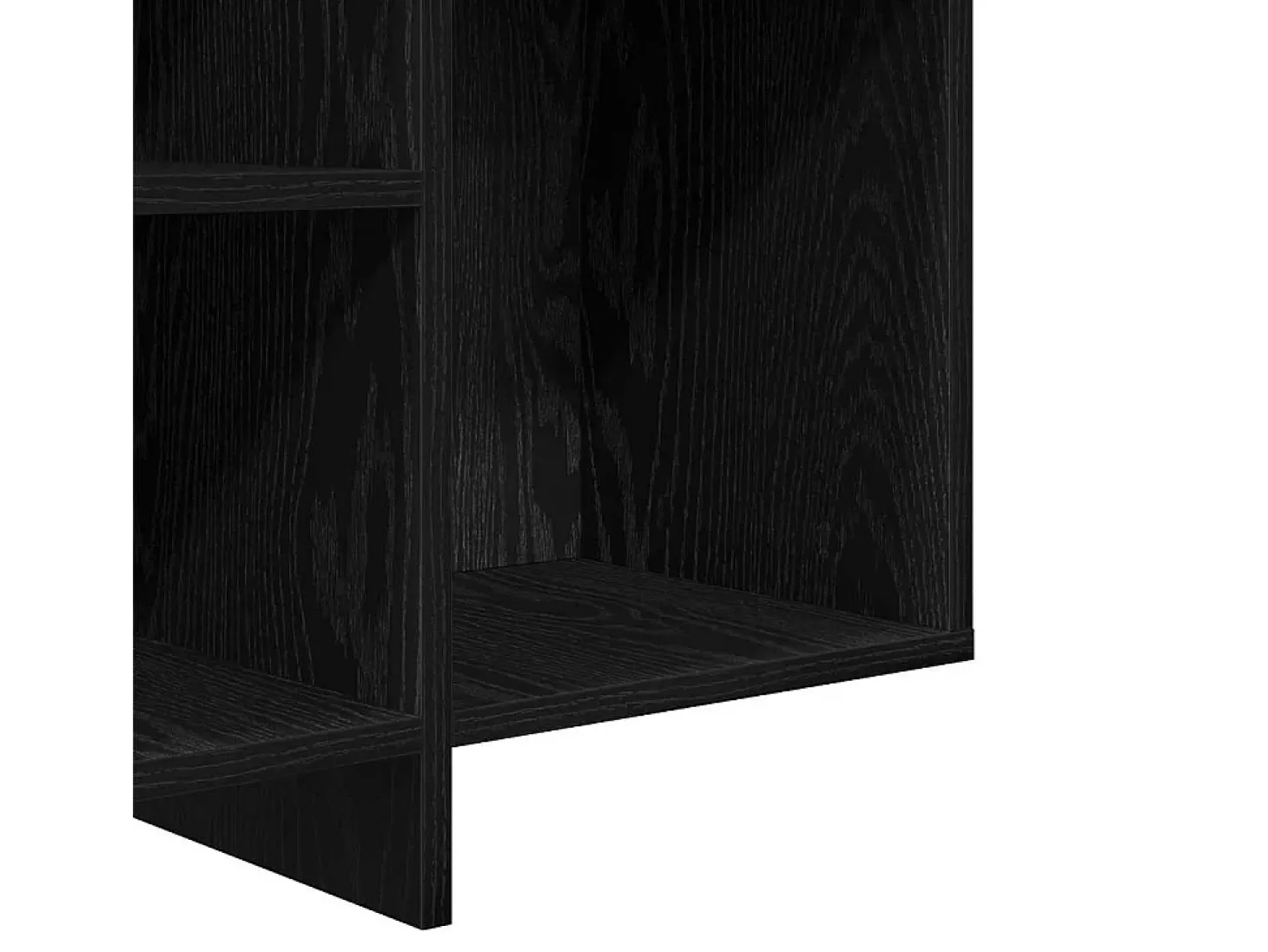 Vitrina Roble negro 120 x 30 x 75 cm Madera contrachapada