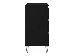 Vitrina Roble negro 60 x 35 x 70 cm Madera contrachapada