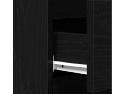 Vitrina Roble negro 60 x 35 x 70 cm Madera contrachapada