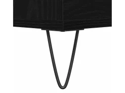 Vitrina Roble negro 60 x 35 x 70 cm Madera contrachapada