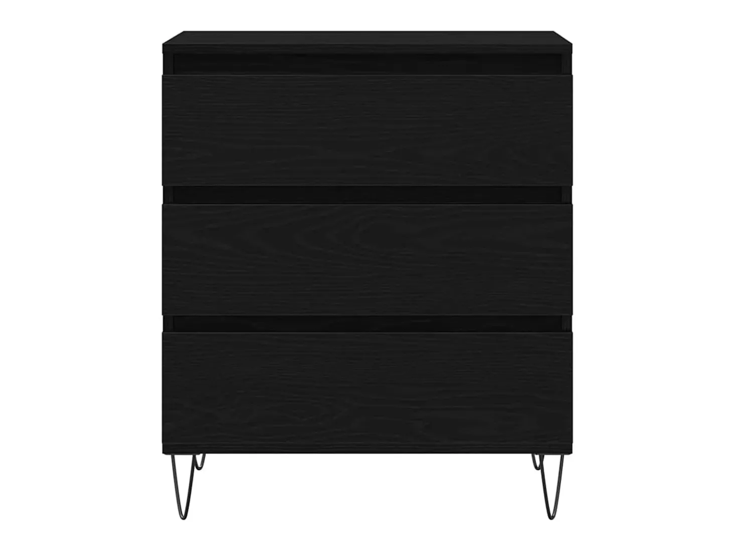 Vitrina Roble negro 60 x 35 x 70 cm Madera contrachapada