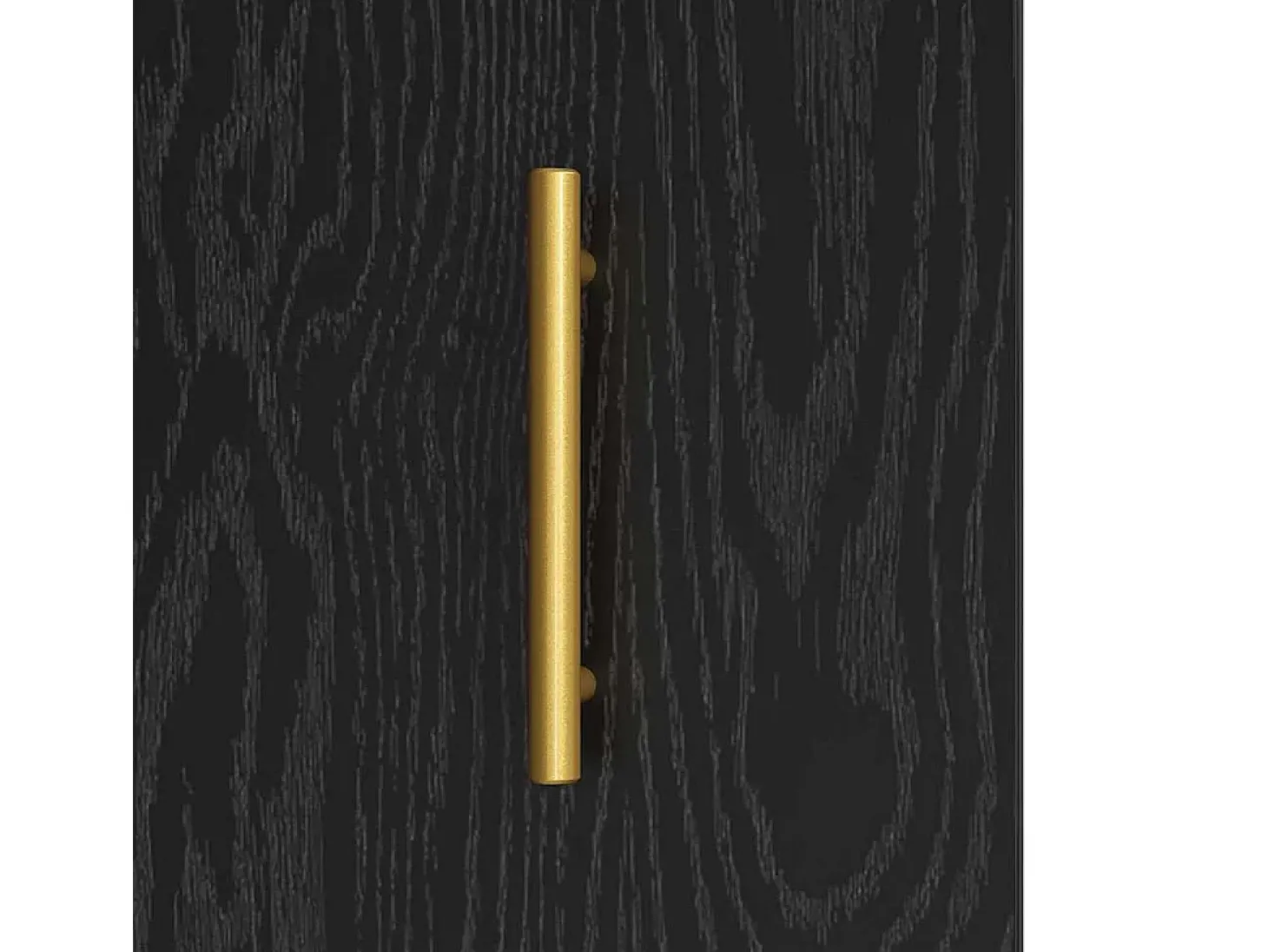 Vitrina Roble negro 34 x 34.5 x 90 cm Madera contrachapada