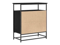 Vitrina Roble negro 69 x 35 x 80 cm Madera contrachapada
