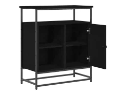 Vitrina Roble negro 69 x 35 x 80 cm Madera contrachapada