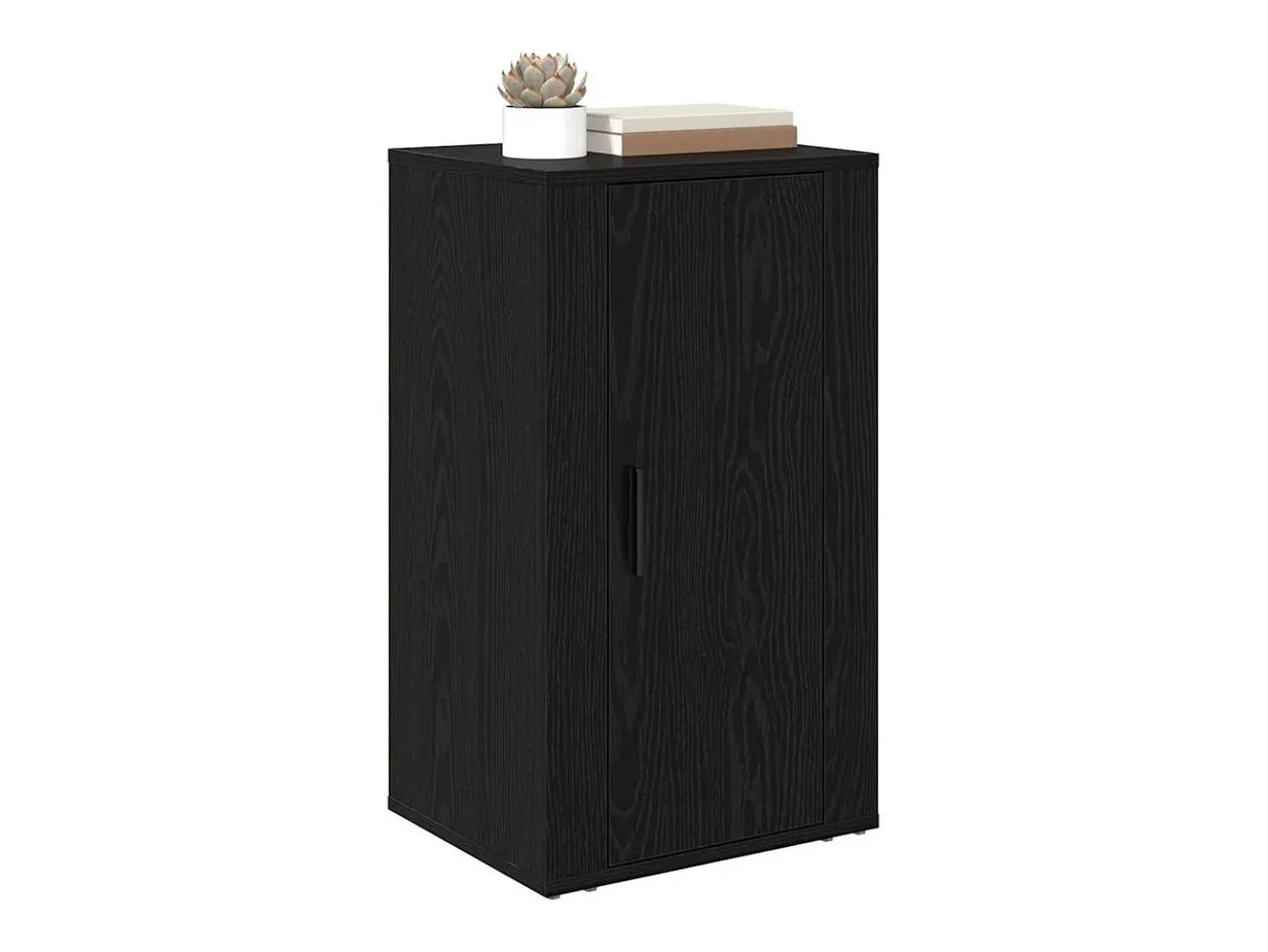 Vitrina Roble negro 40 x 33 x 70 cm Madera contrachapada