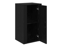 Vitrina Roble negro 40 x 33 x 70 cm Madera contrachapada