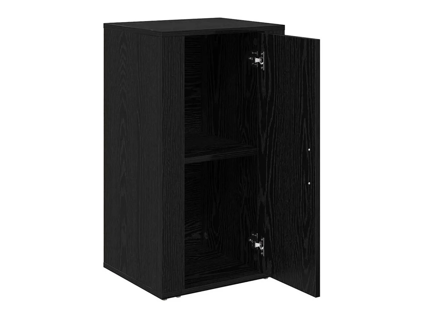 Vitrina Roble negro 40 x 33 x 70 cm Madera contrachapada