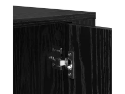 Vitrina Roble negro 40 x 33 x 70 cm Madera contrachapada