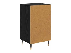 Vitrina Roble negro 35 x 40 x 70 cm Madera contrachapada