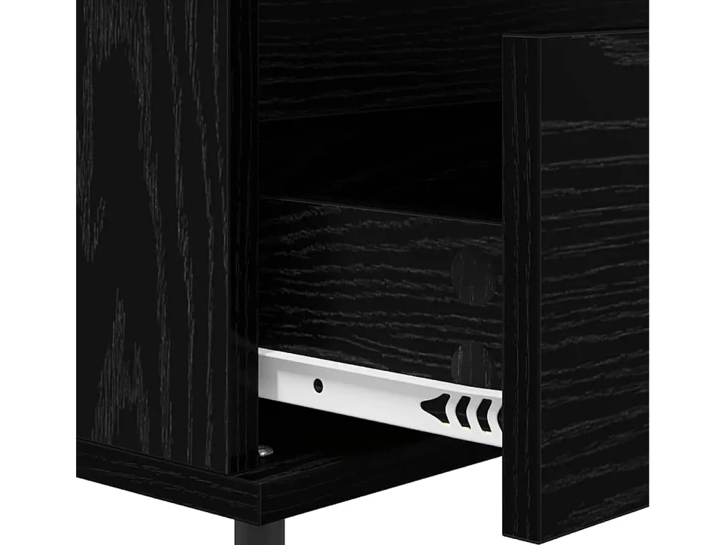 Vitrina Roble negro 35 x 40 x 70 cm Madera contrachapada