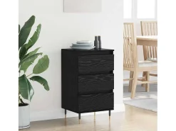 Vitrina Roble negro 35 x 40 x 70 cm Madera contrachapada