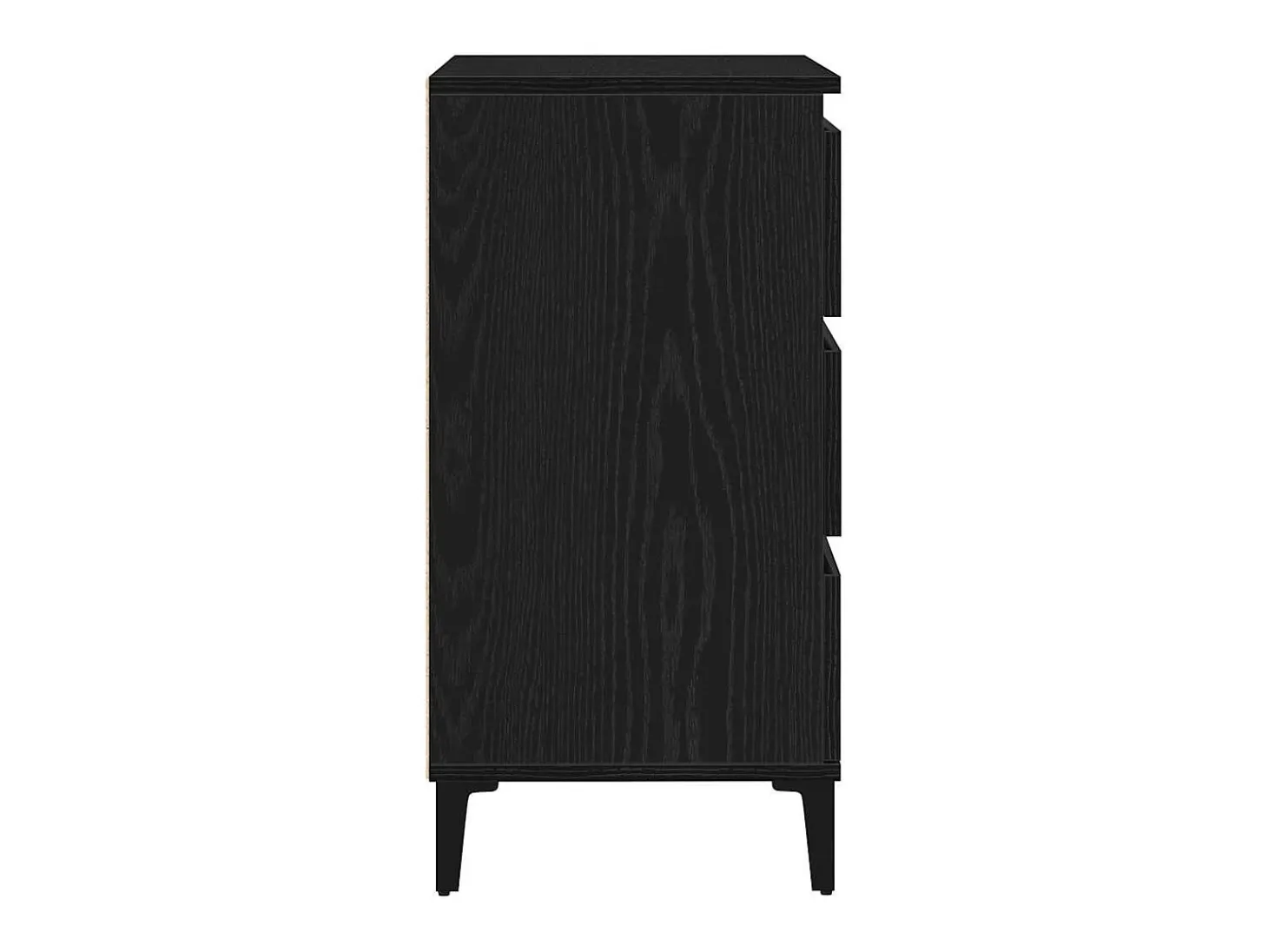 Vitrina Roble negro 60 x 35 x 70 cm Madera contrachapada