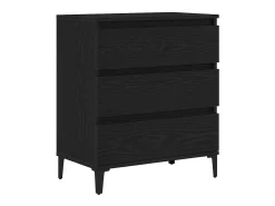 Vitrina Roble negro 60 x 35 x 70 cm Madera contrachapada