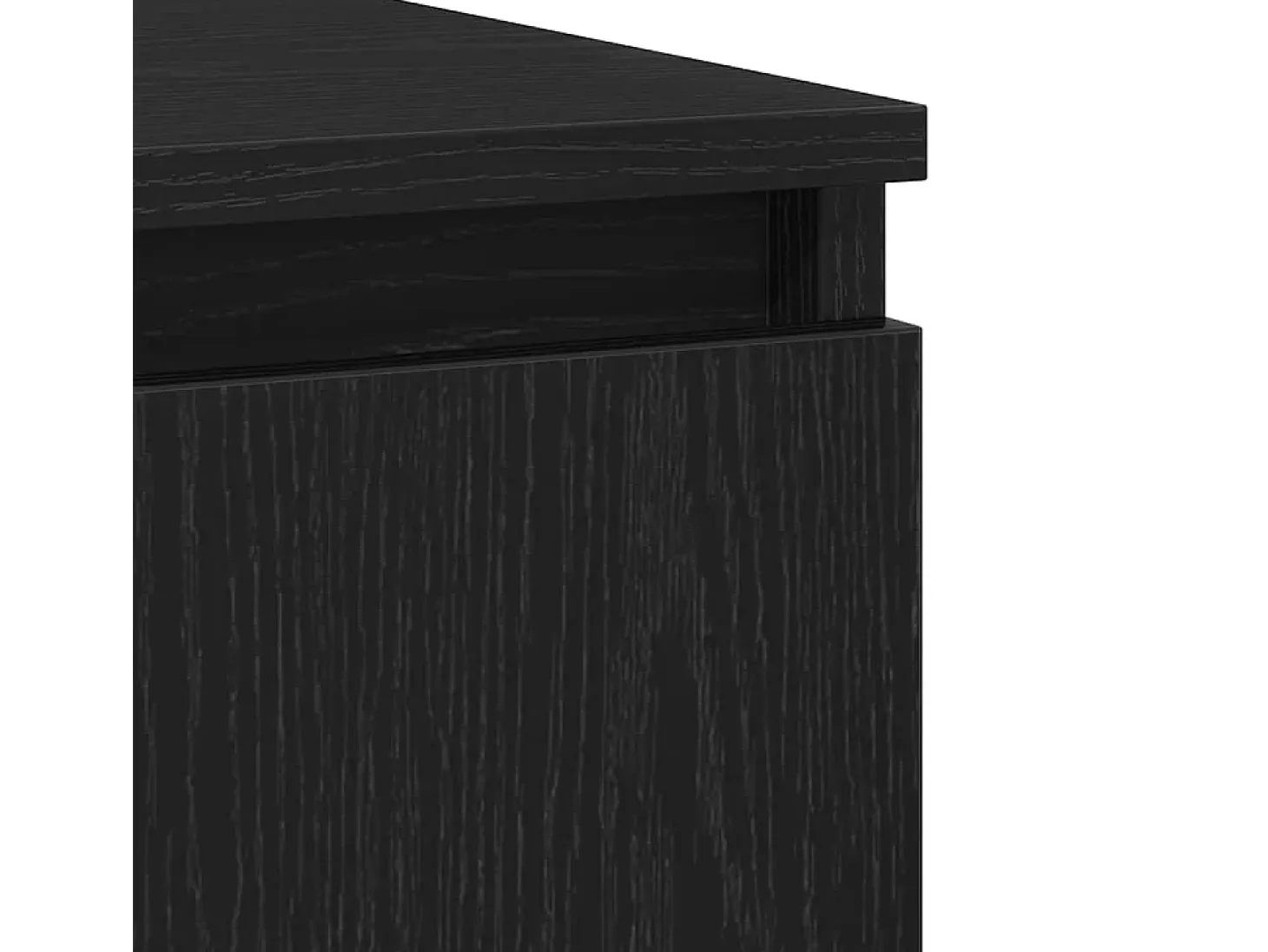 Vitrina Roble negro 60 x 35 x 70 cm Madera contrachapada